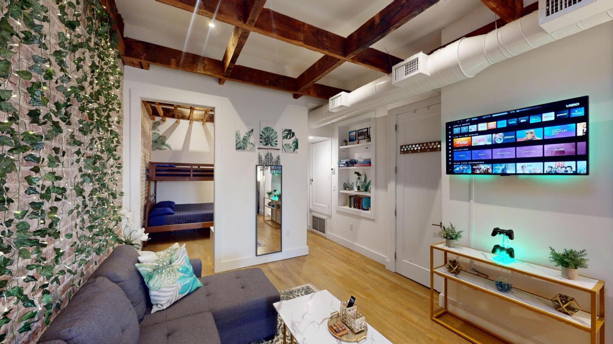 Chic Penthouse 15 Minutes From Nyc - Bus Stop At Doorstep Хоубоукън Екстериор снимка