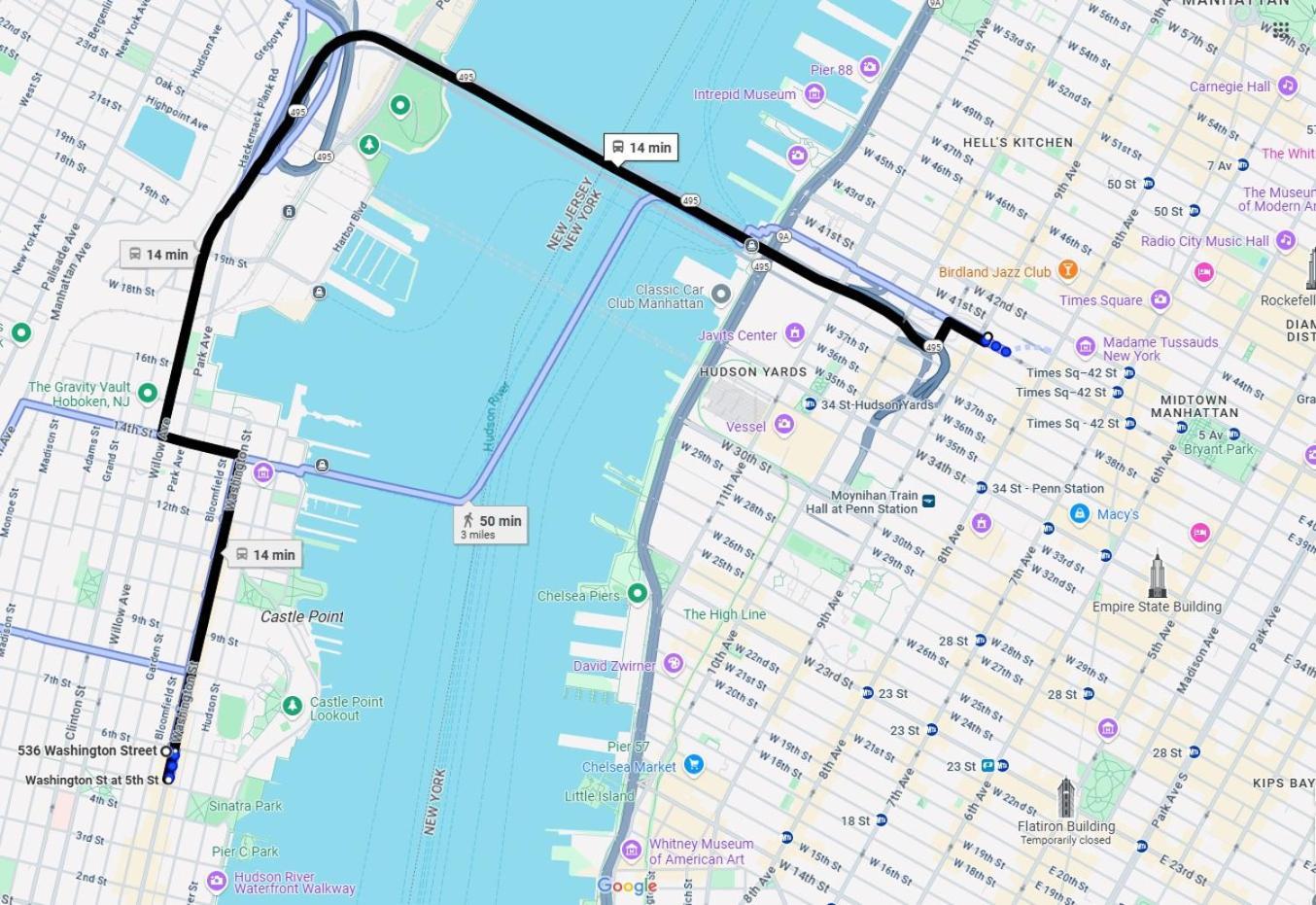 Chic Penthouse 15 Minutes From Nyc - Bus Stop At Doorstep Хоубоукън Екстериор снимка